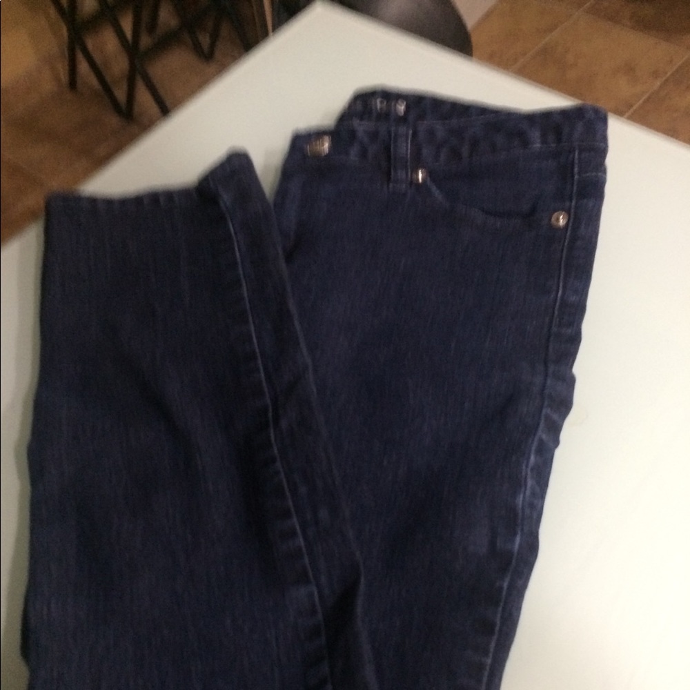 Used- Michael Kors Dark Rinse Straight Leg Jeans